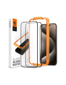 Glas tR Align Master Screen Protector for iPhone 15 Pro Max (2Pcs Pack)