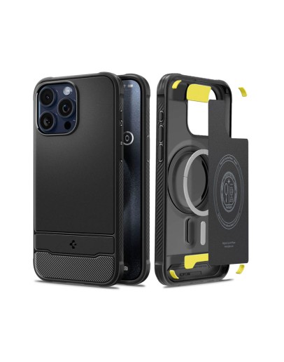 Rugged Armor Case for iPhone 15 Pro Max (MagFit)