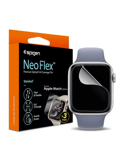 Neo Flex HD (3Pcs) Premium Optical Coverage Film for Apple Watch 44mm (Series SE/7/6/5/4)