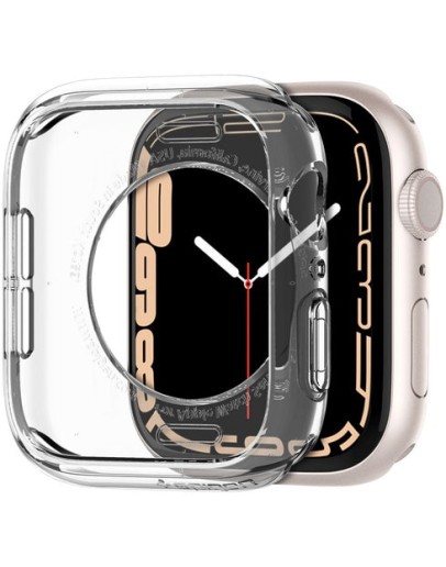 Liquid Crystal Clear Case for Apple Watch 45mm