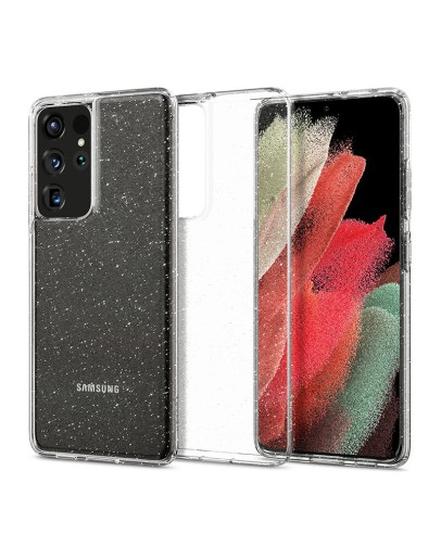 Liquid Crystal Glitter Case for Galaxy S21 Ultra 5G